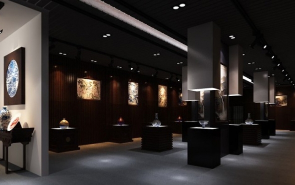 陶瓷展厅照明案例